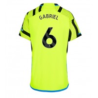 Camisa de time de futebol Arsenal Gabriel Magalhaes #6 Replicas 2º Equipamento Feminina 2023-24 Manga Curta